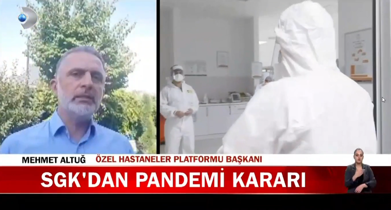 Dernek Başkanımız Dr. Mehmet Altuğ'dan Kanal D Ana Haber'e Açıklama